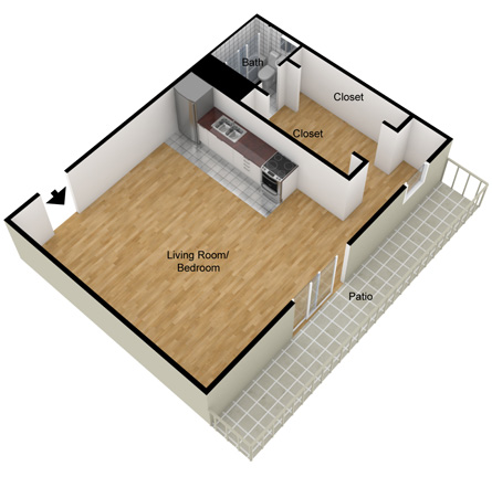 Colonial Point large studio